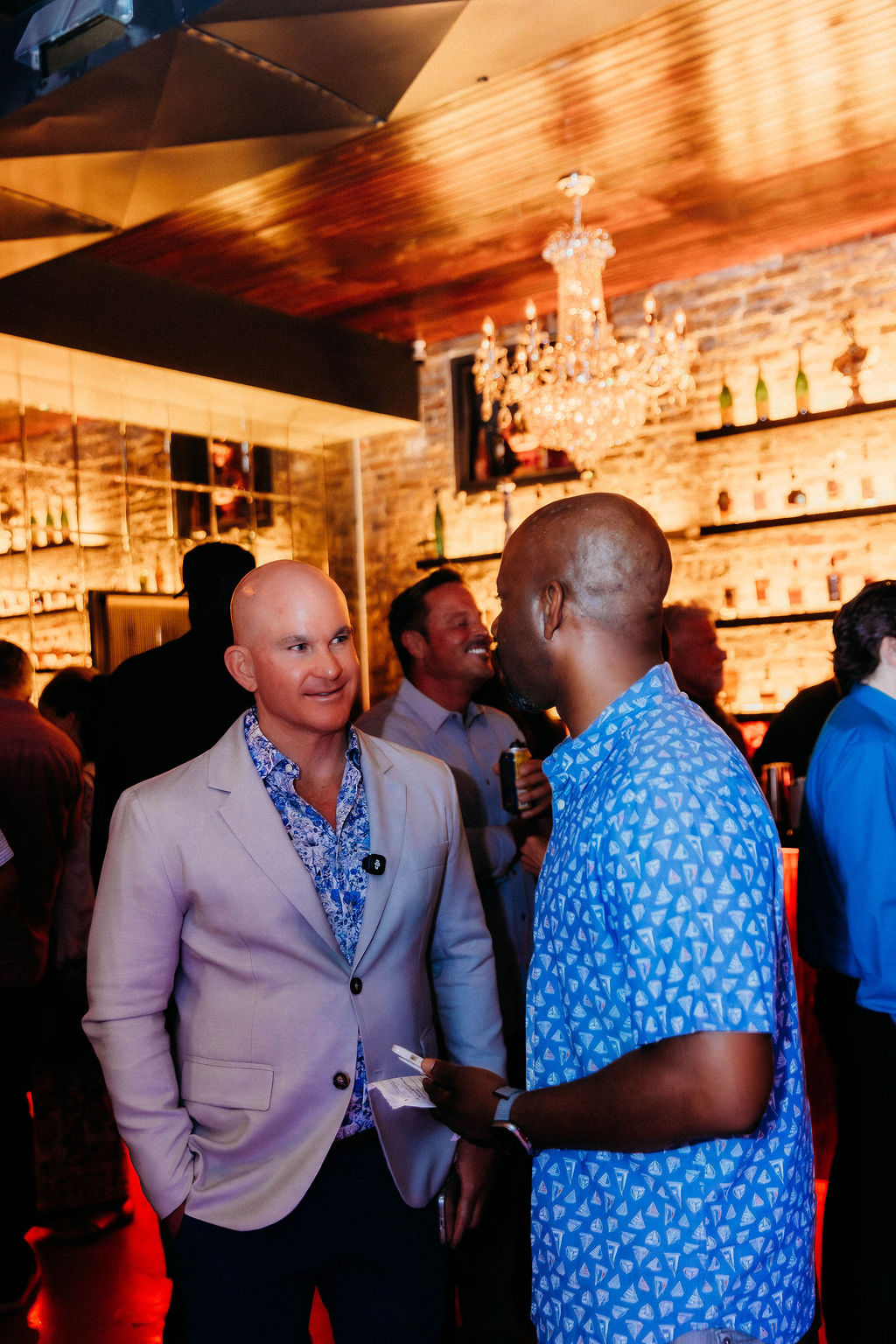 Jim Morris connecting with an attendee at a Connect or Die activation